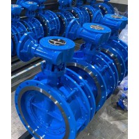 QDX3-D3電動蝶閥，DN300蝶閥渦輪頭 電動減速機